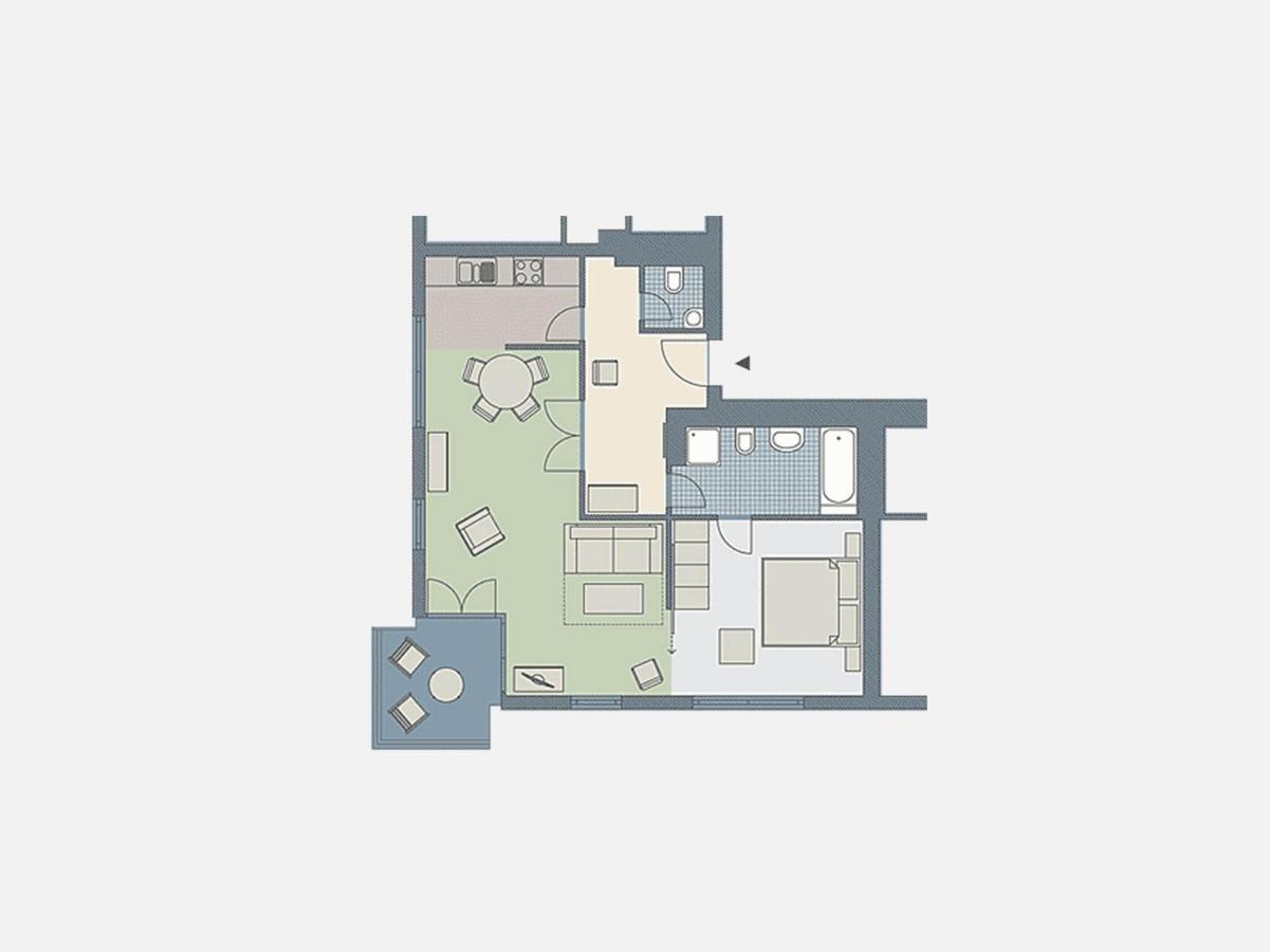 Appartement mit 1 Schlafzimmer und Balkon D232 Ostseebad Heringsdorf Exterior foto